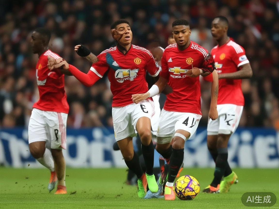 而锋线方面，焦点集中在马库斯·拉什福德和安东尼·马